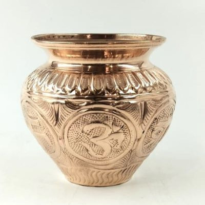 Copper Designer Lota