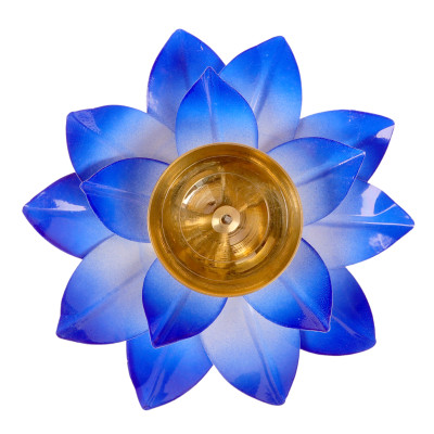 Brass lotus leaf Diya