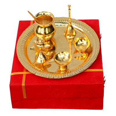 Brass Puja Thali